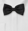 Mens Bow Tie in Solid Black