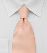 Solid Light Orange Neck Tie