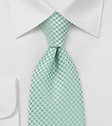 Handwoven Clover Green Tie