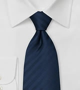 Elegant Navy Blue Business Tie