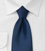 Solid Dark Royal Blue Neck Tie