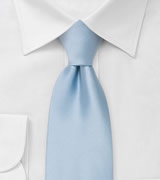 Solid Powder-Blue Mens Tie