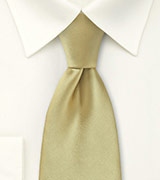 Formal Tie in Gold Tan