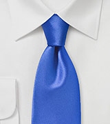 Modern Solid Color Tie in Horizon Blue