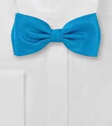 Mens Bow-Tie in Turquoise Blue