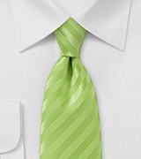 Lime Green Narrow Neck Tie