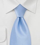 Solid Tie in Rich Sky Blue