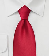 Bright Cherry Colored Power Tie