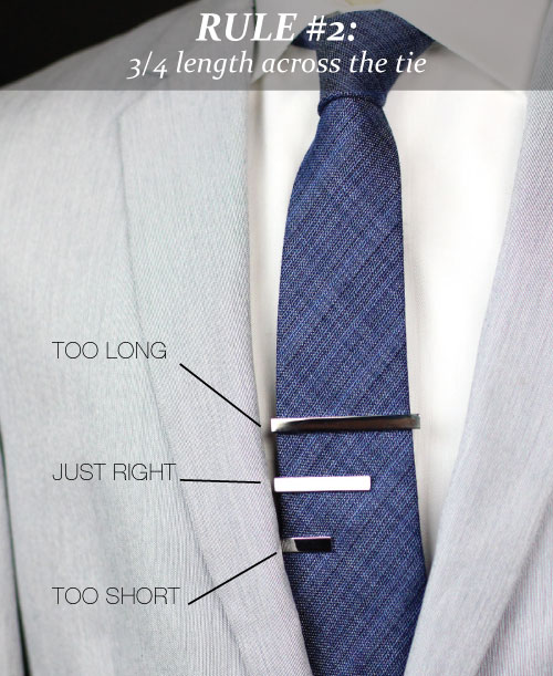 How to Wear Tie Bar - 3 Rules for Tie Bars | Tie-a-Tie.net