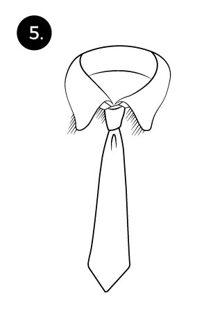 Tie four in shop hand
