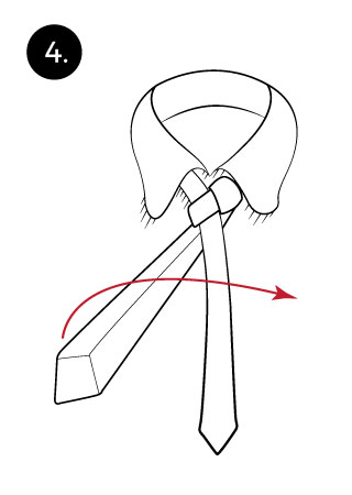 smaller half windsor knot