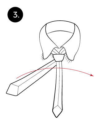 tie a tie with a kelvin knot