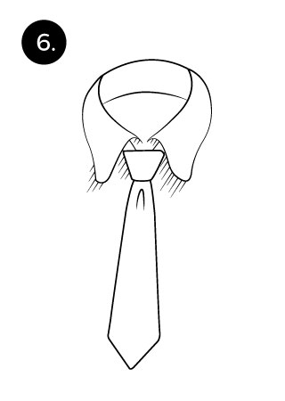 tie a necktie with the pratt or shelby knot