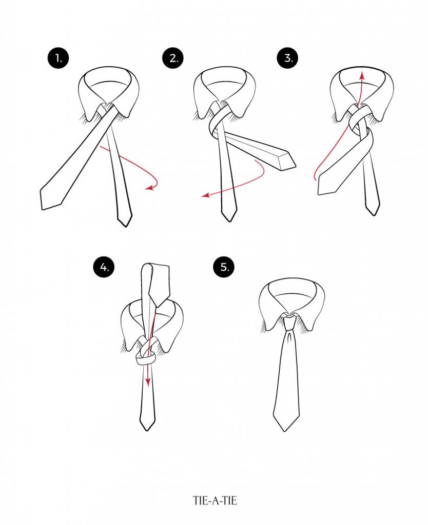 Four in hand Tie a Tie