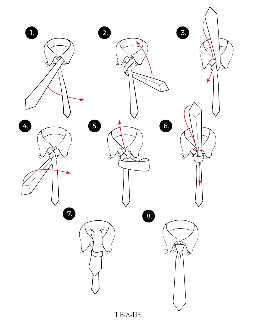 HALF WINDSOR Tie A Tienet HALF WINDSOR Tie A Tienet