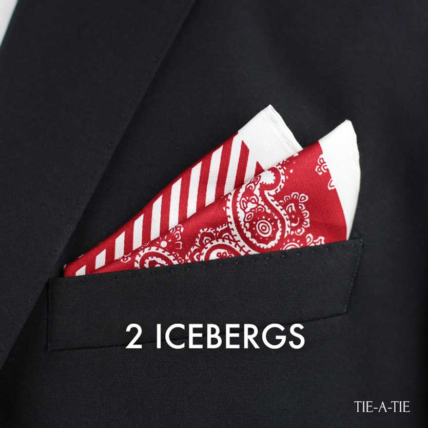 Two Icebergs Pocket Square Fold