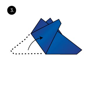 Three Point Crown Fold