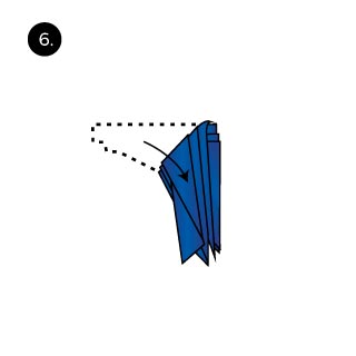 Monarch Hanky Folding Instructions