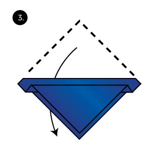 the scallop pocket square fold