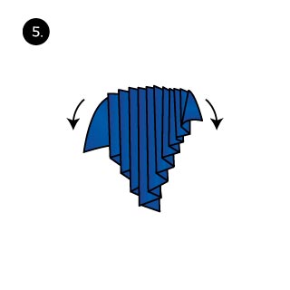 How to create a Pocket Square Armadillo Fold