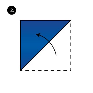 Pocket Square Cagney Fold