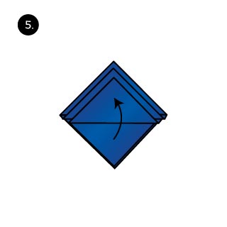 How to Fold a Diamond Pocket Square