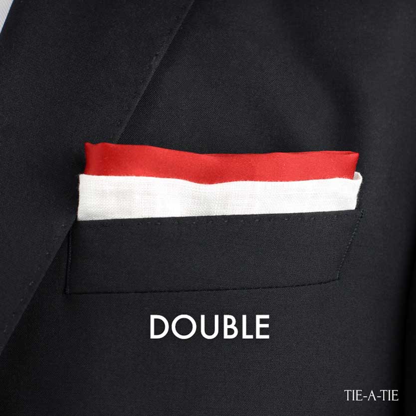 double pocket square fold