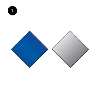 Double fold pocket square