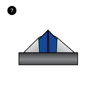 how to fold a double winged puff fold