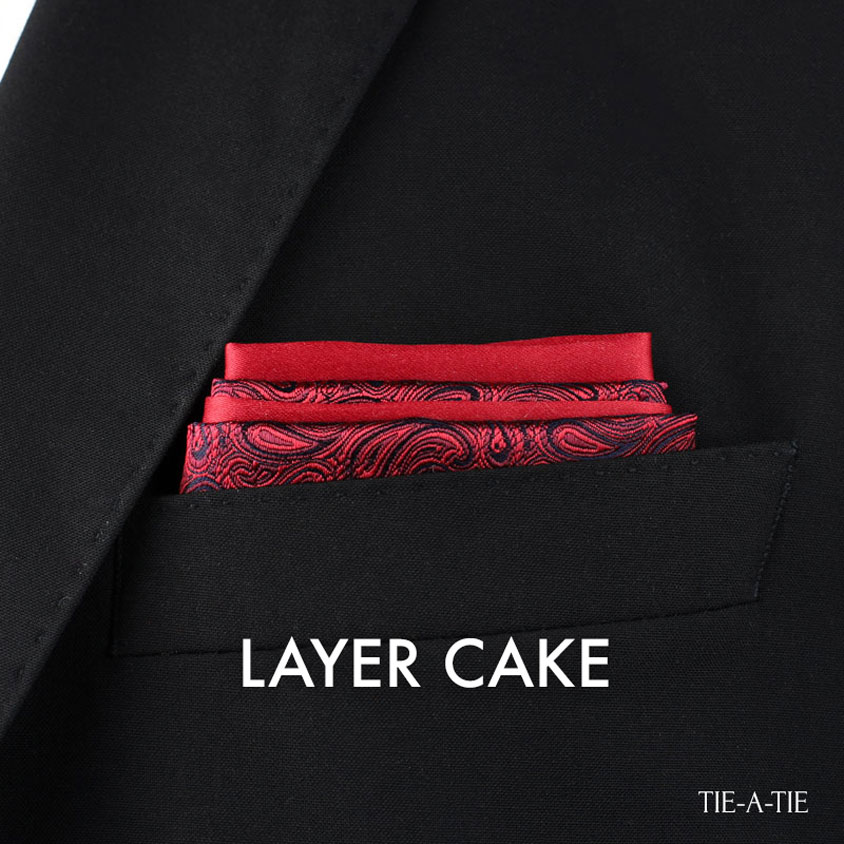 Layer Cake Pocket Square Fold