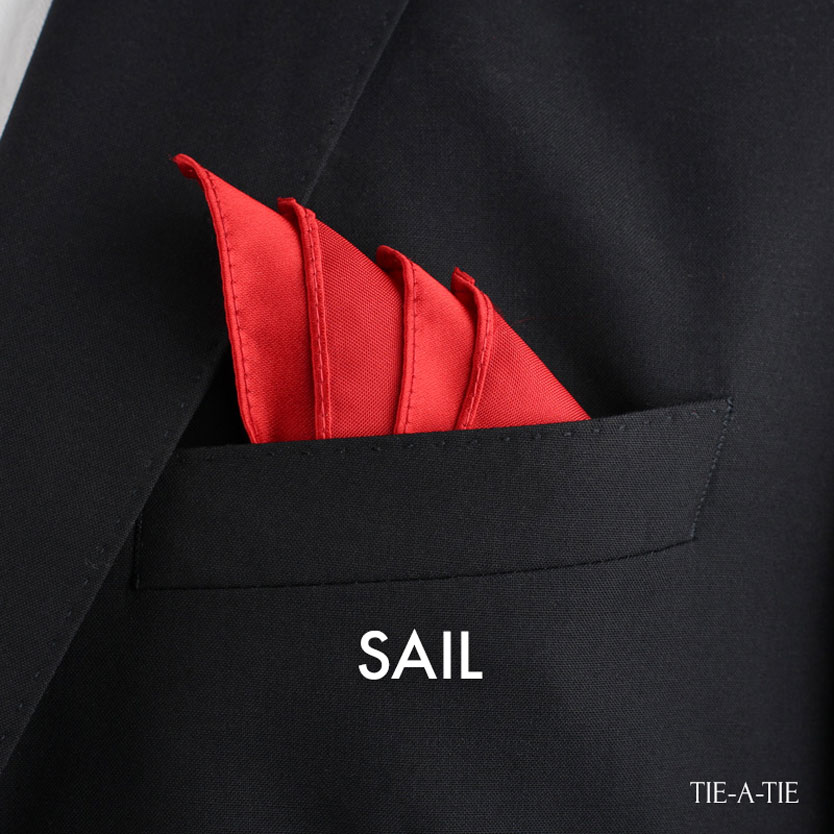 sail pocket square fold