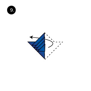 how to create a sail pocket square fold