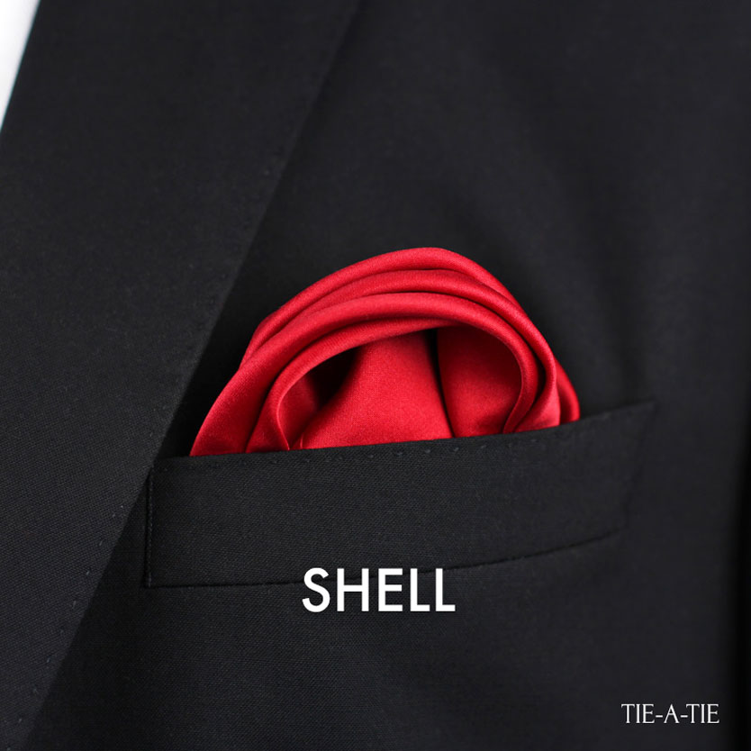 The Shell Fold for Pocket Squares