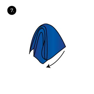 Shell Hanky Fold