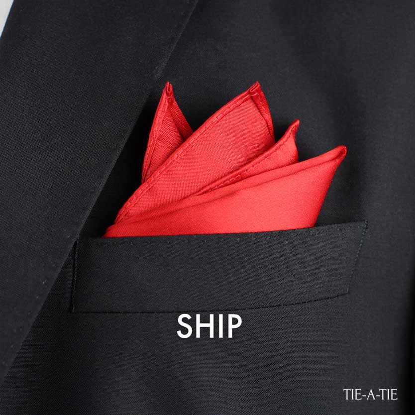 sailing ship pocket square fold